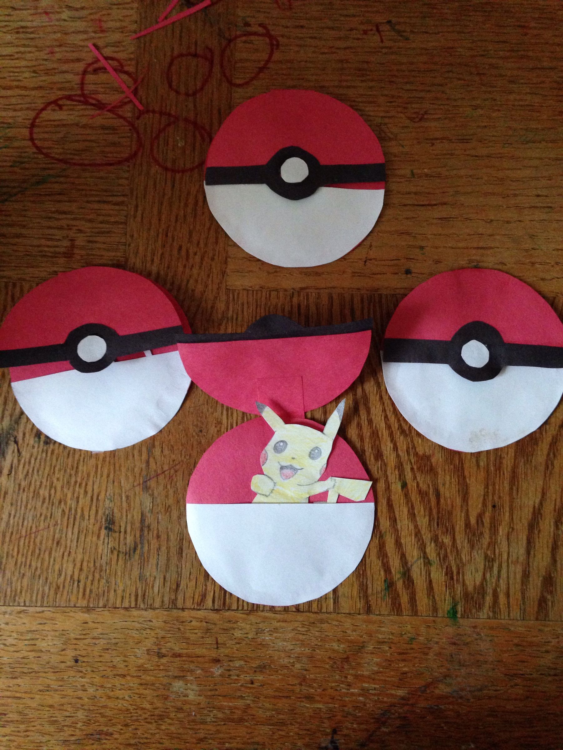 DIY Paper Pokè Balls
