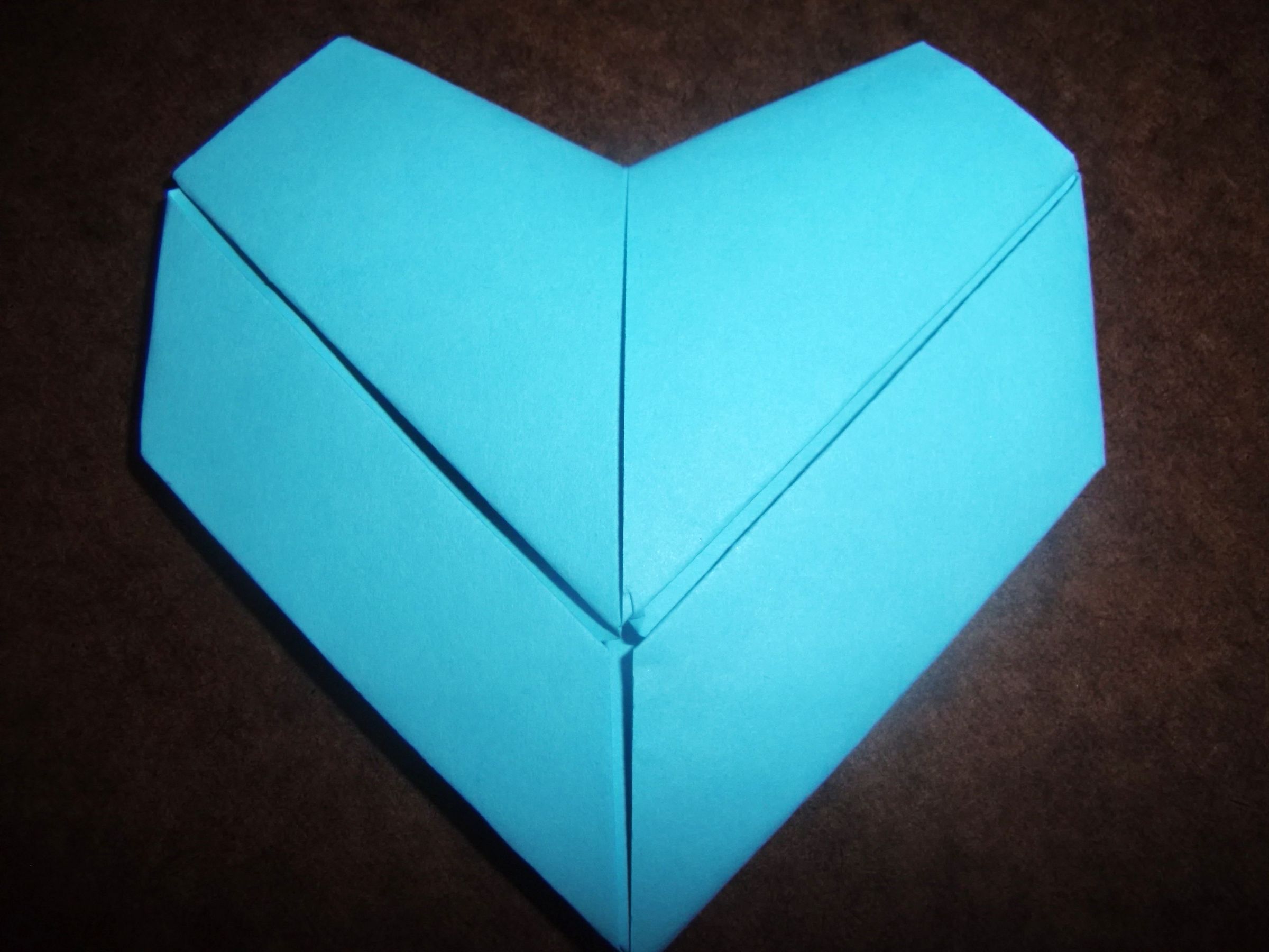 Origami Paper Heart [blue]