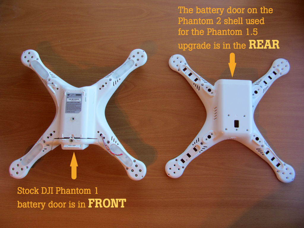 Dji phantom 1 deals upgrades