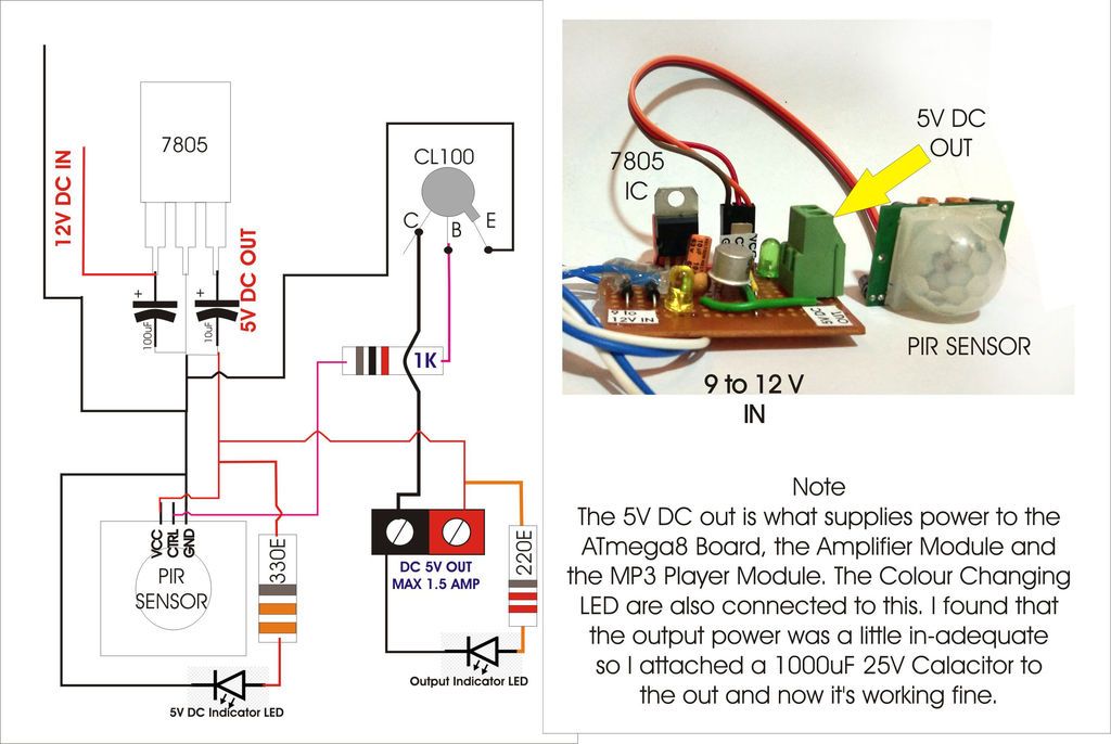 Connecting the PIR Sensor & Module