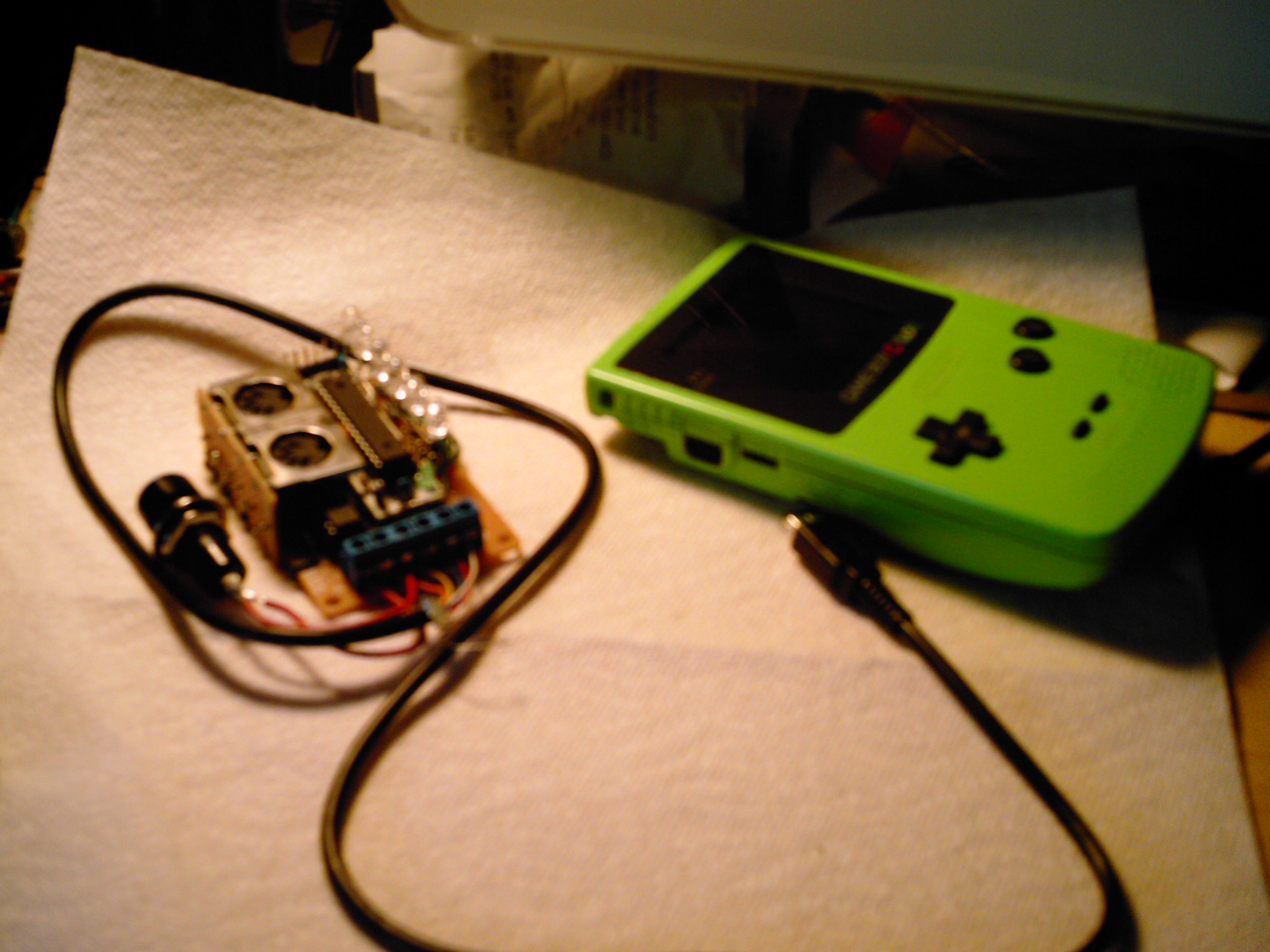Arduinoboy アルドゥイーノボーイ ゲームボーイ MIDI接続 lsdj