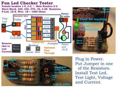 Fun Led Checker Tester