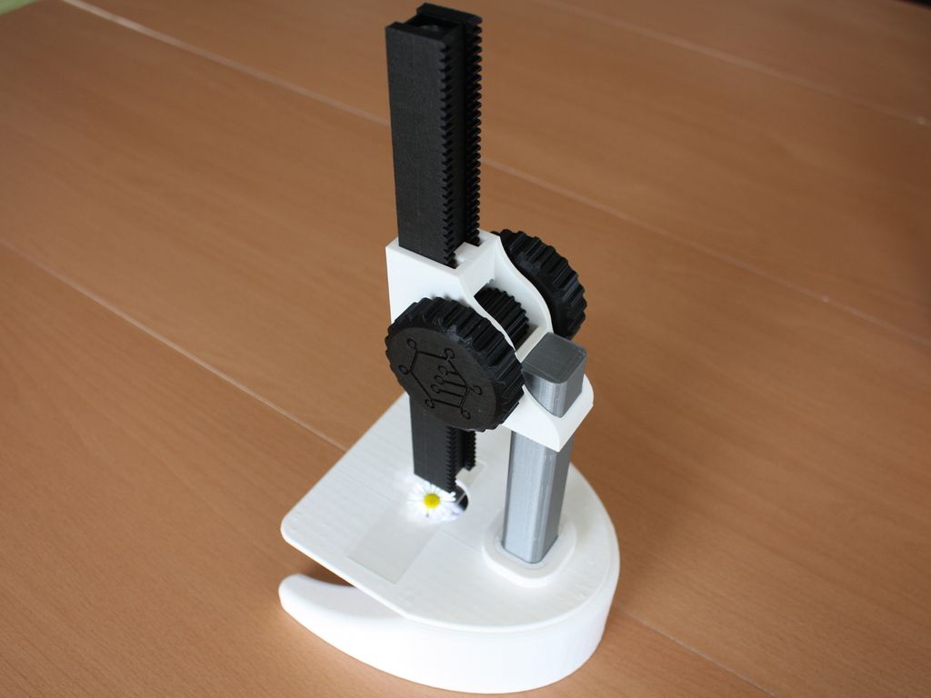 3D Printable Microscope for Home or Lab