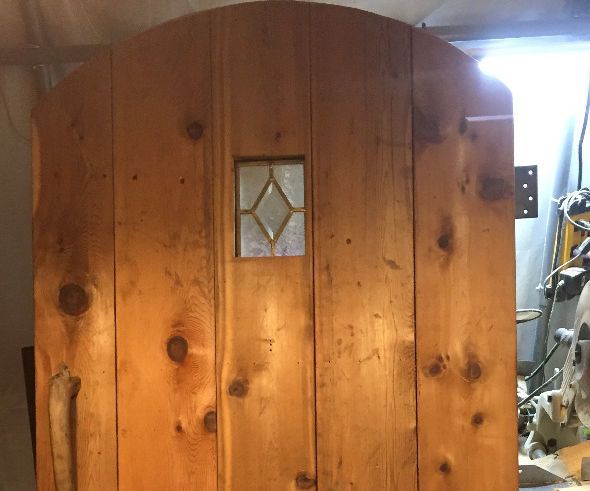 How to Build a Rustic Castle Door