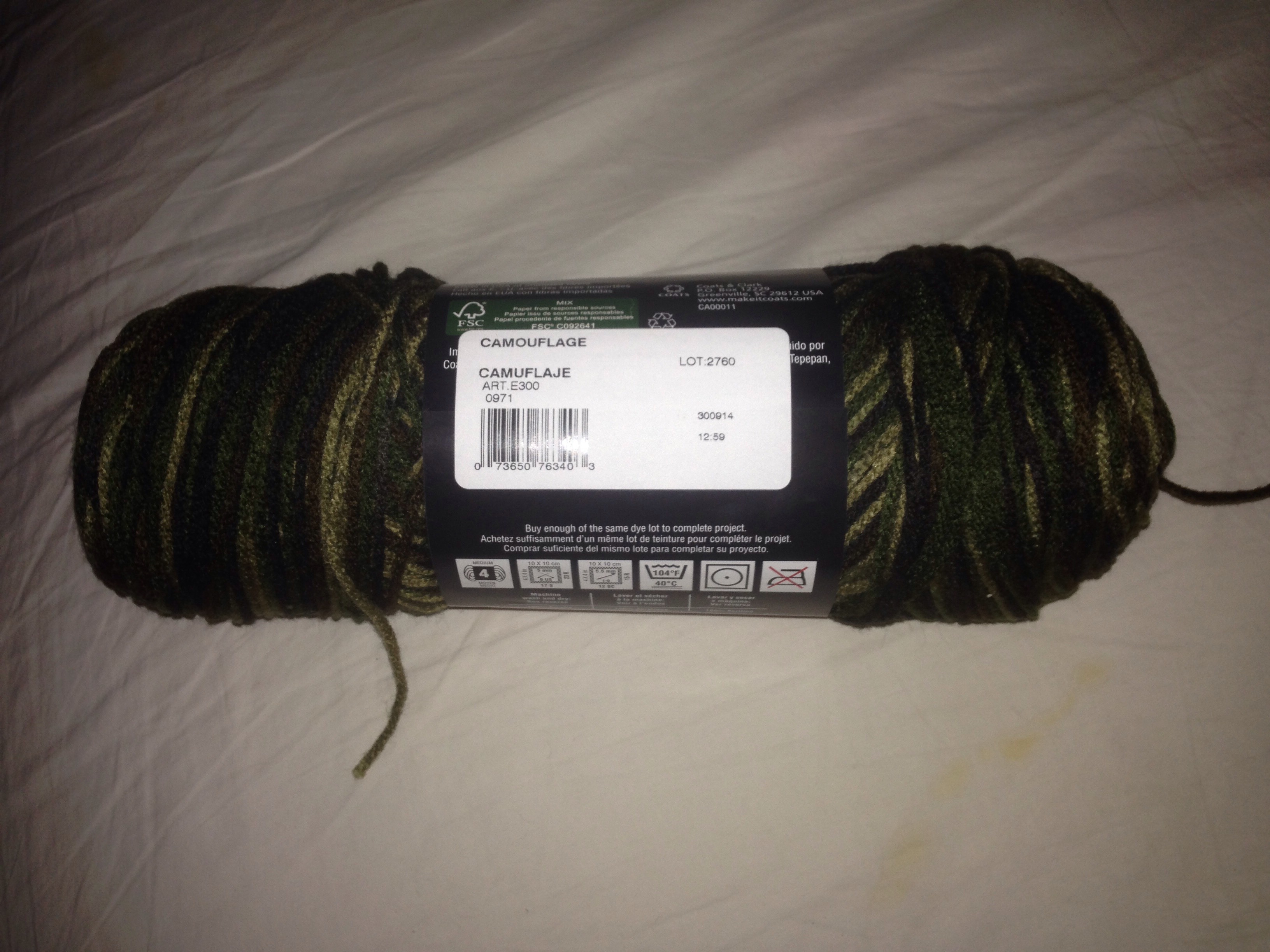 Camouflaged Paintball Mask