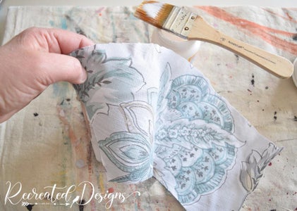 Adhering the Fabric