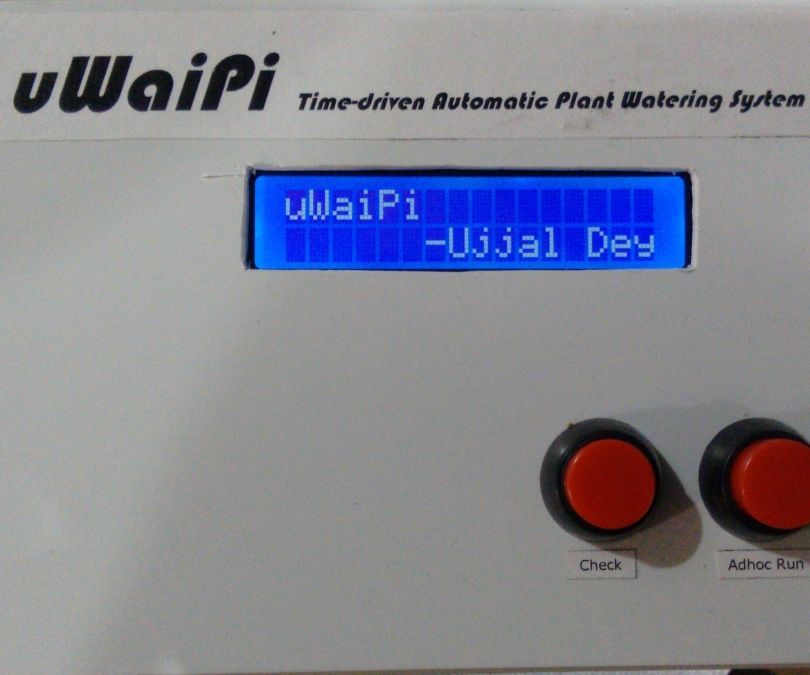 uWaiPi - Time Driven Automatic Plant Watering System