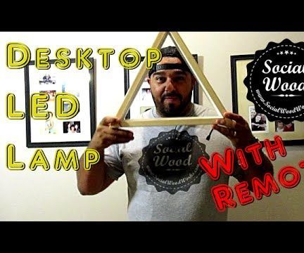 DIY LED Light - Modern Desktop Mood Lamp With Remote