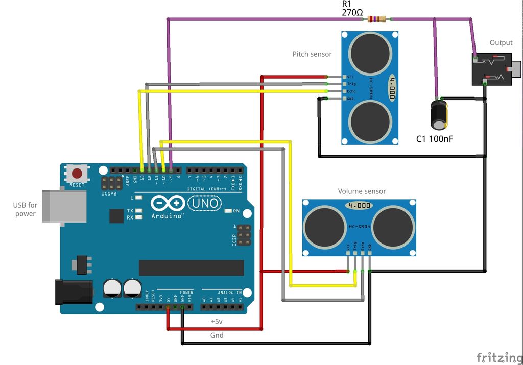 Minimin A Theremin Style Instrument From 6 Components With