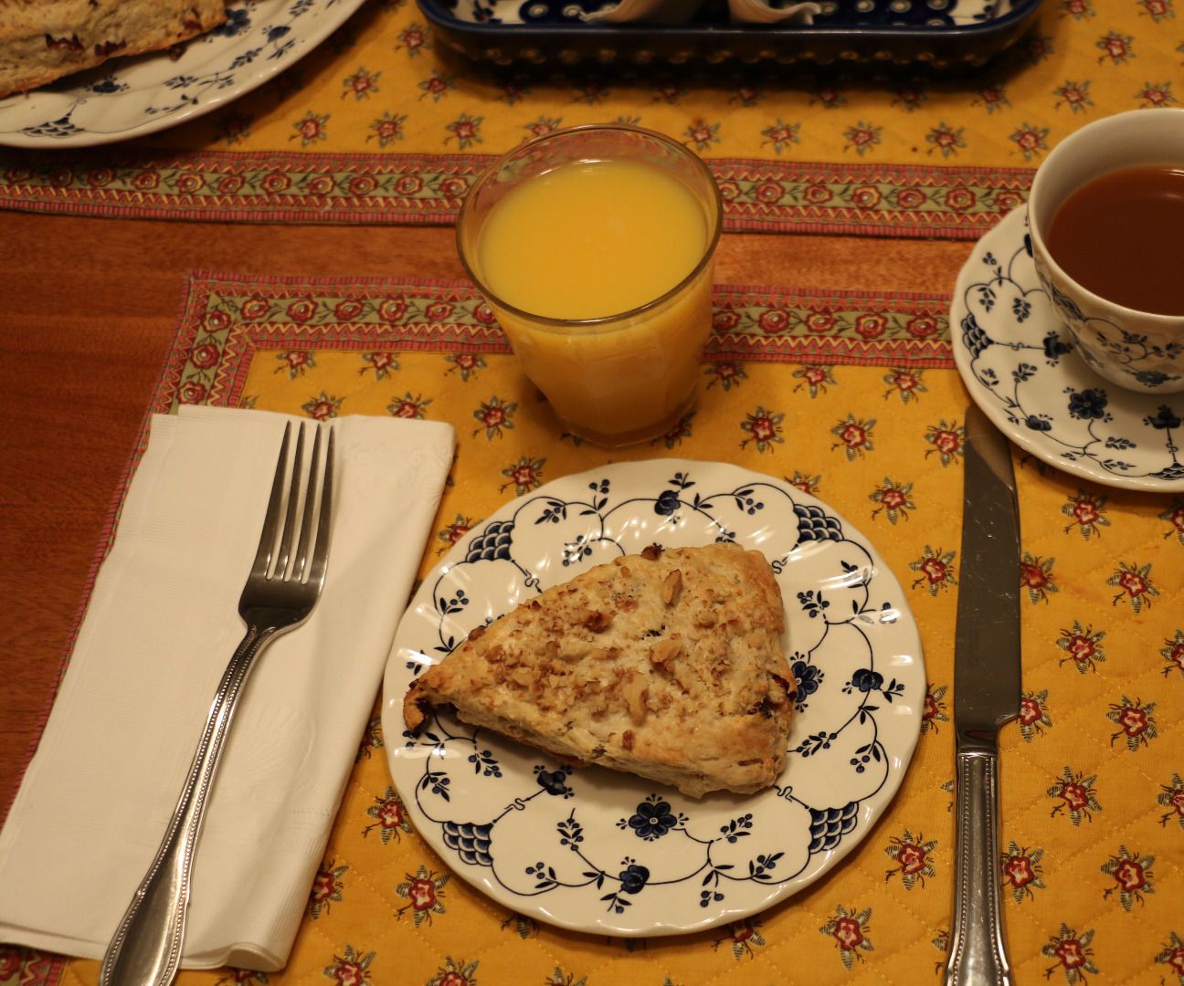Easy Cranberry Walnut Scones