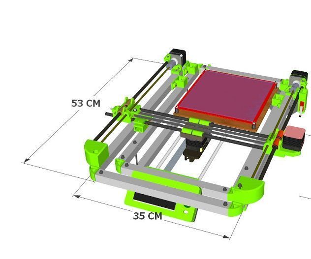 TeeBotMax! Open source Foldable 3D printer. Free plans!!