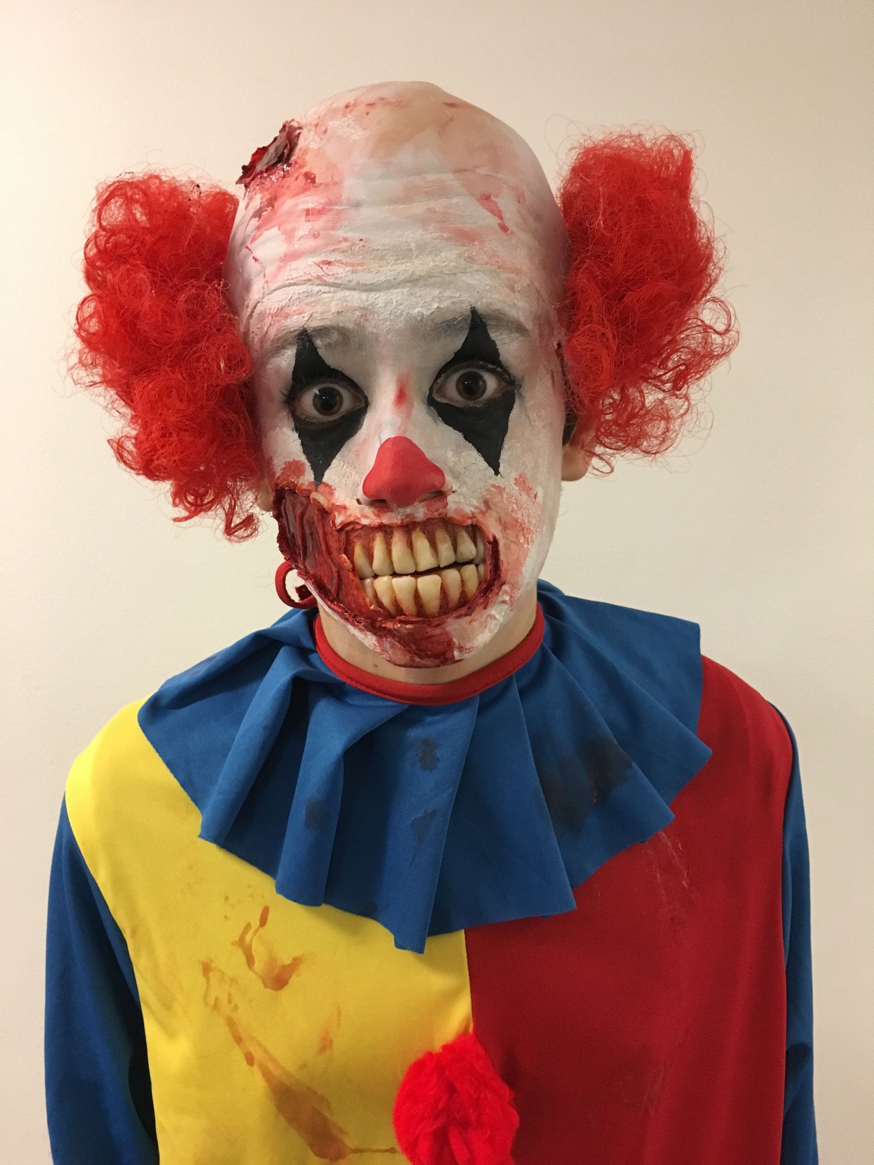Zombie Clown Prosthetic Makeup