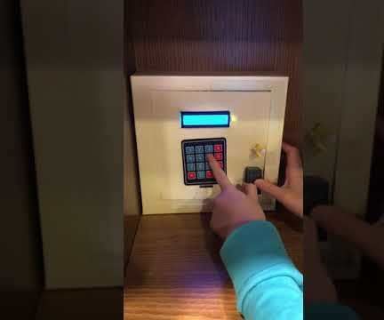 Security Box With Password Control