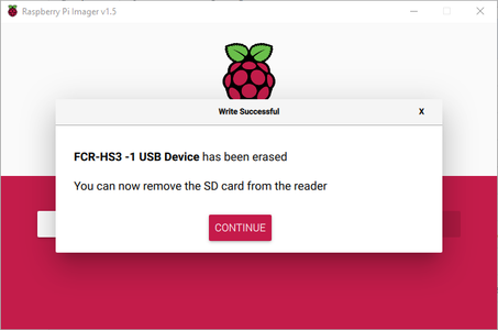 Burn the Raspberry Pi OS Image to the SD Card