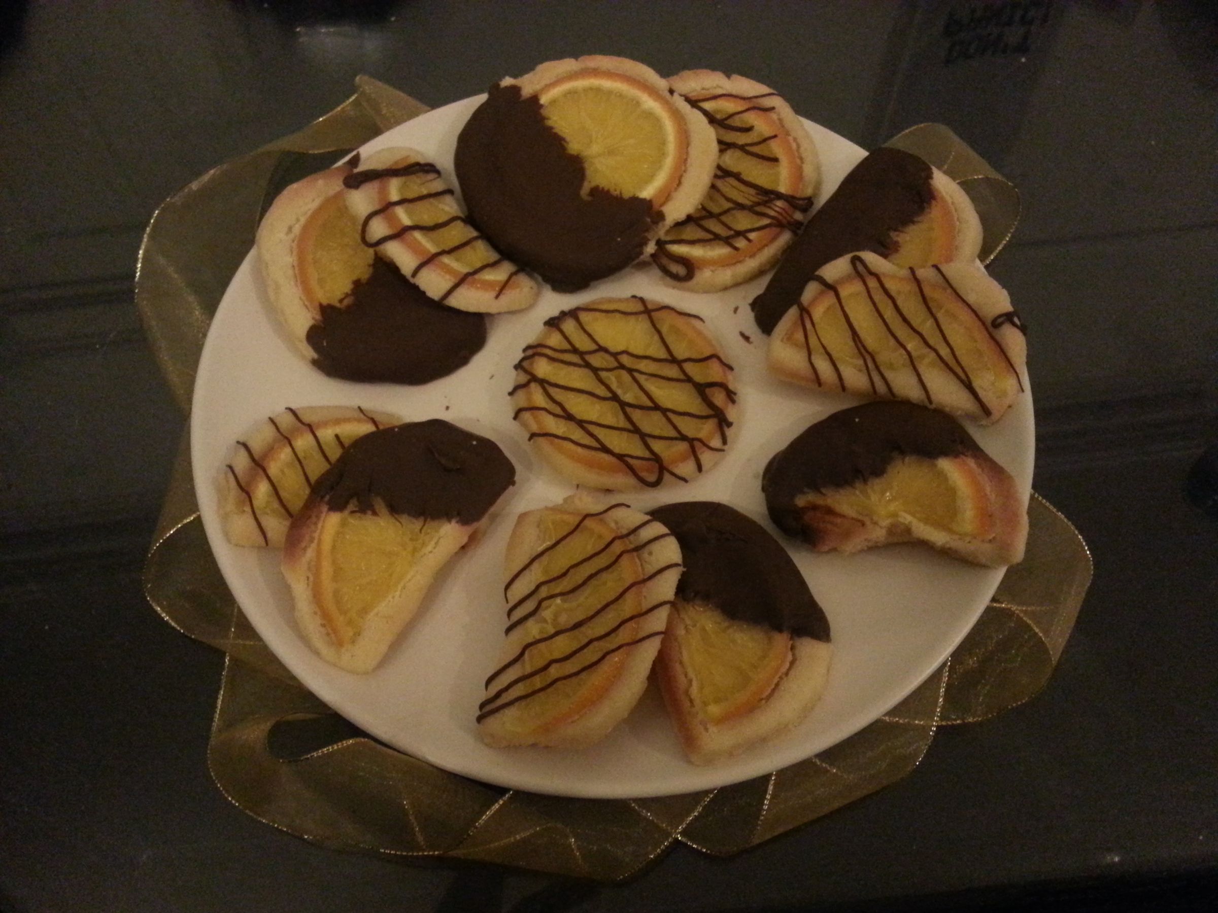 Elegant Chocolate Orange Cookies