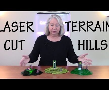 How to Design and Laser Cut Lit Hills for Tabletop Terrain