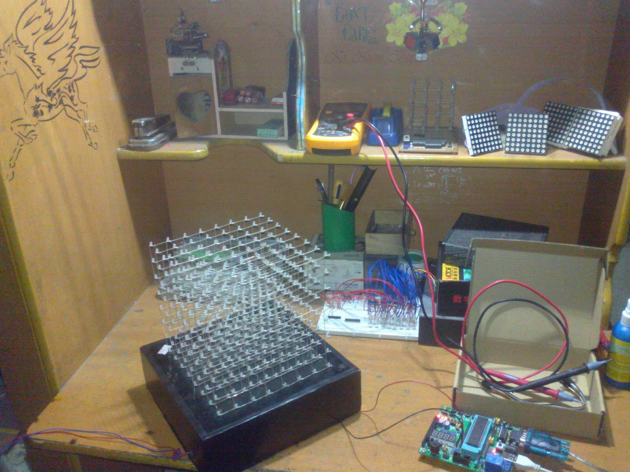 LED CUBE 8x8x8 (8051 VN)