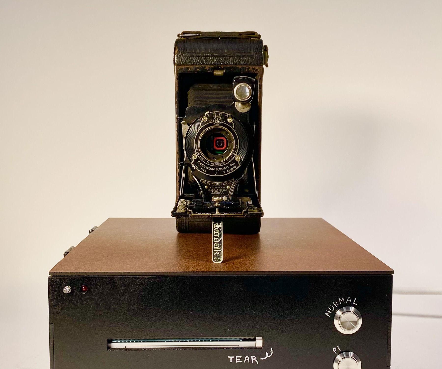 Vintage Camera Photo Booth for Pi Day
