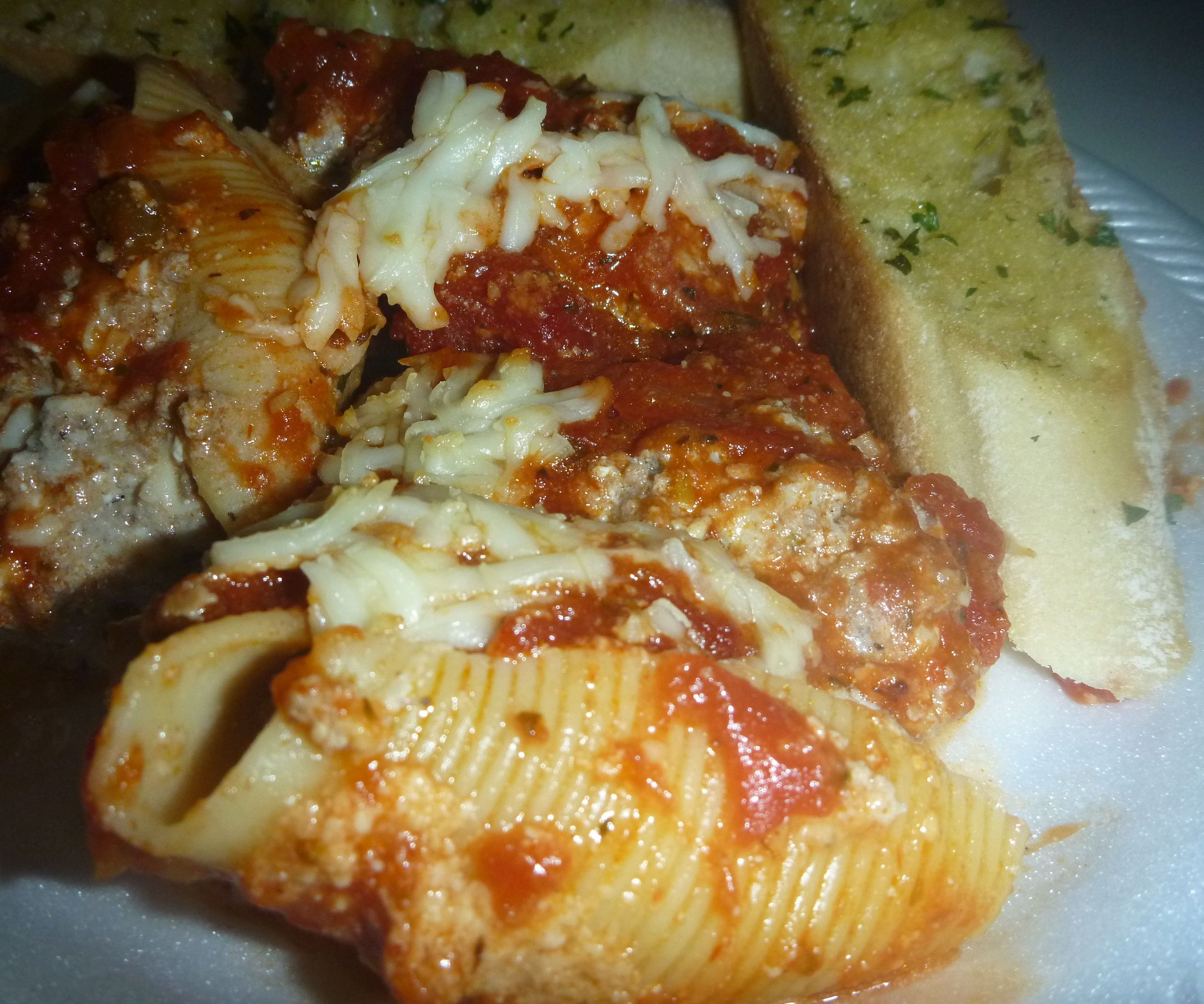 Stuffed Meat and Cheese Jumbo Shells