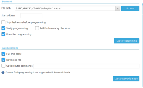 STM 32 CubeProgrammer