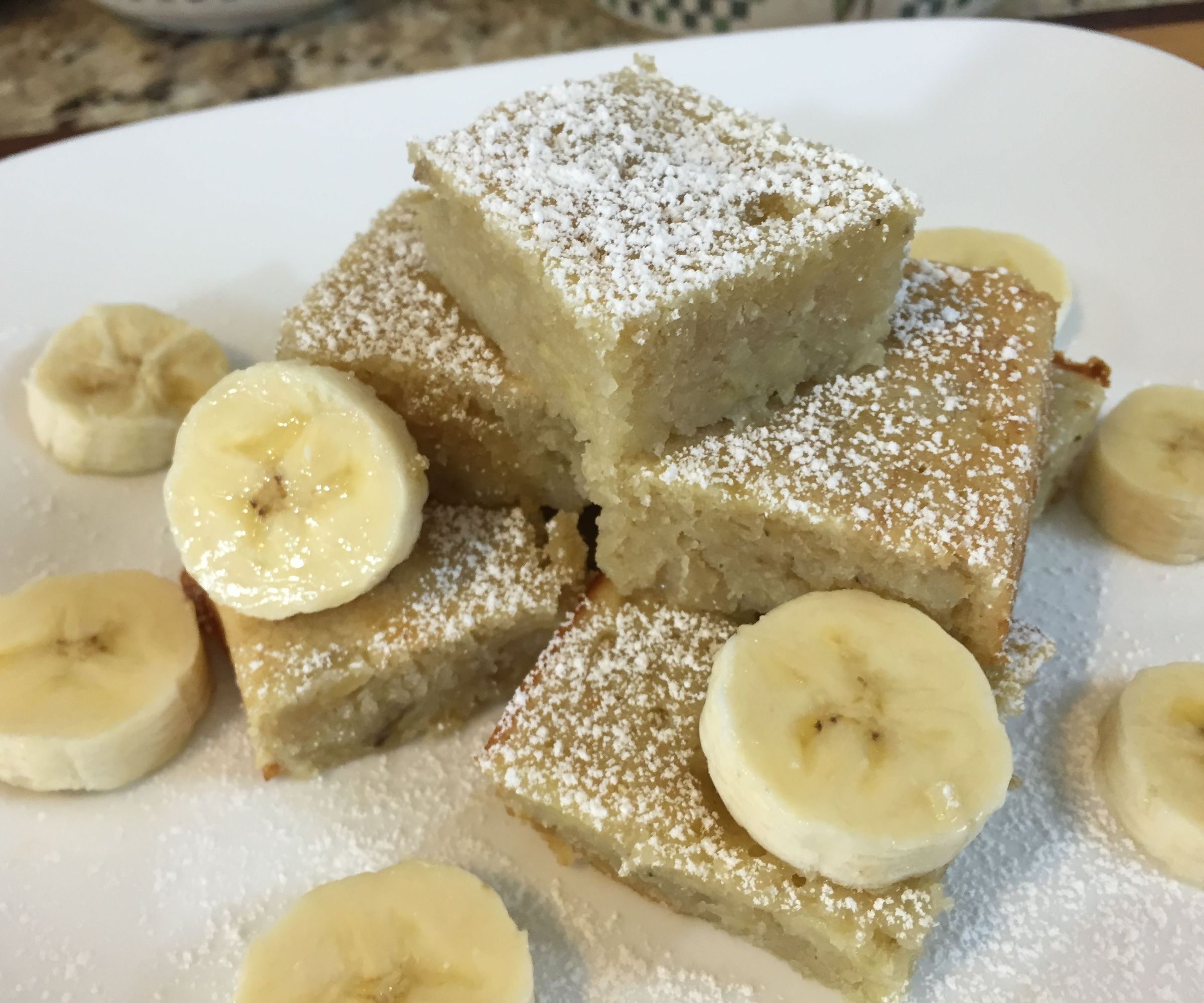 White Chocolate Banana Brownies