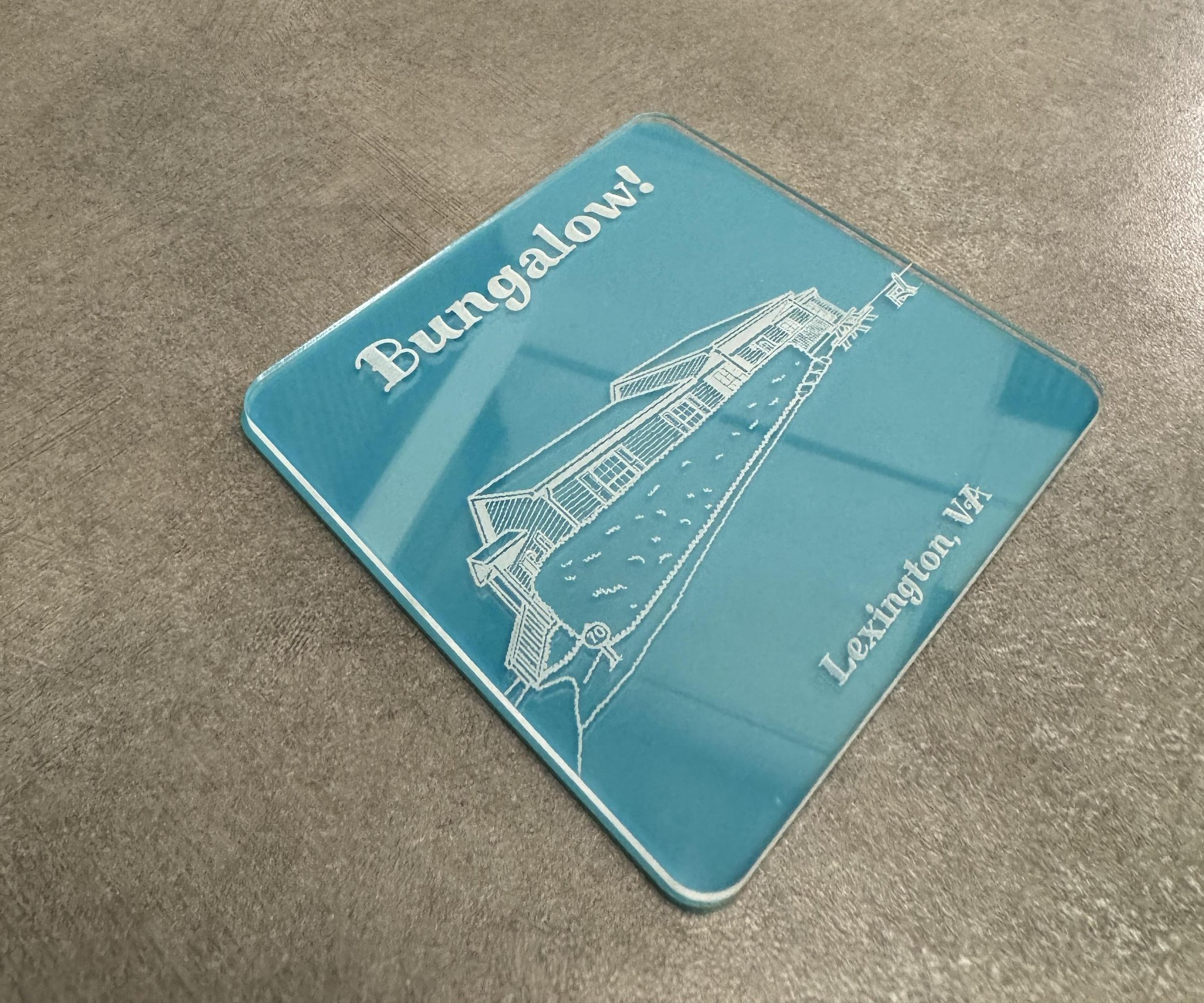 Custom Acrylic Coaster: Preserving My College House in a Keepsake