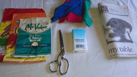 Up-cycled Pocket Tissue Holder