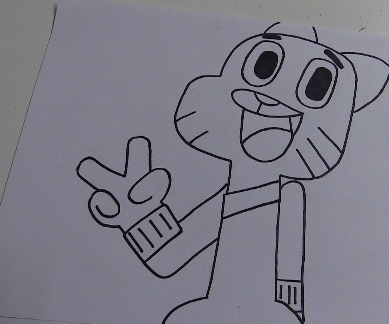 Como Dibujar a Gumball