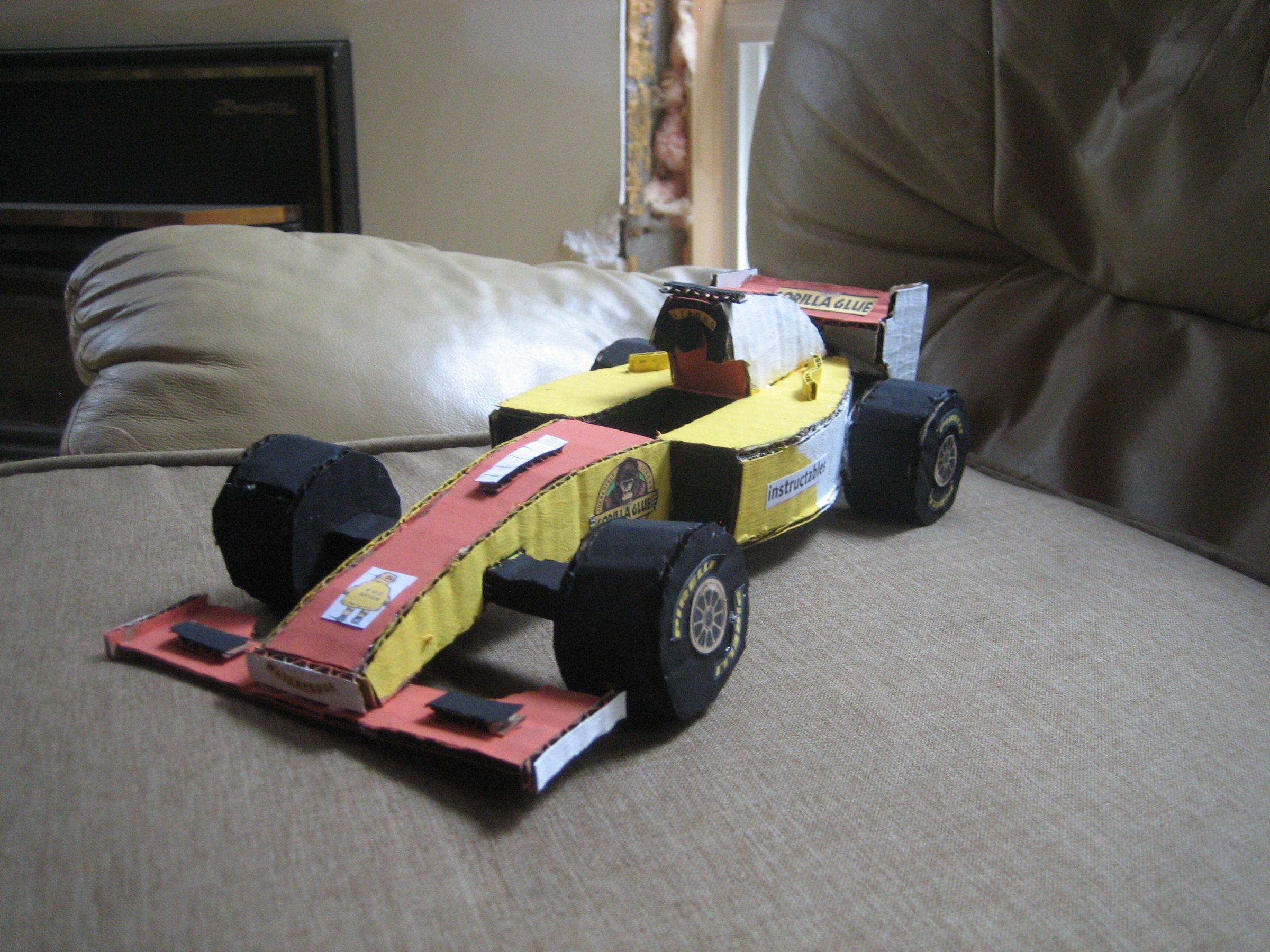 How to Make a Cardboard F1