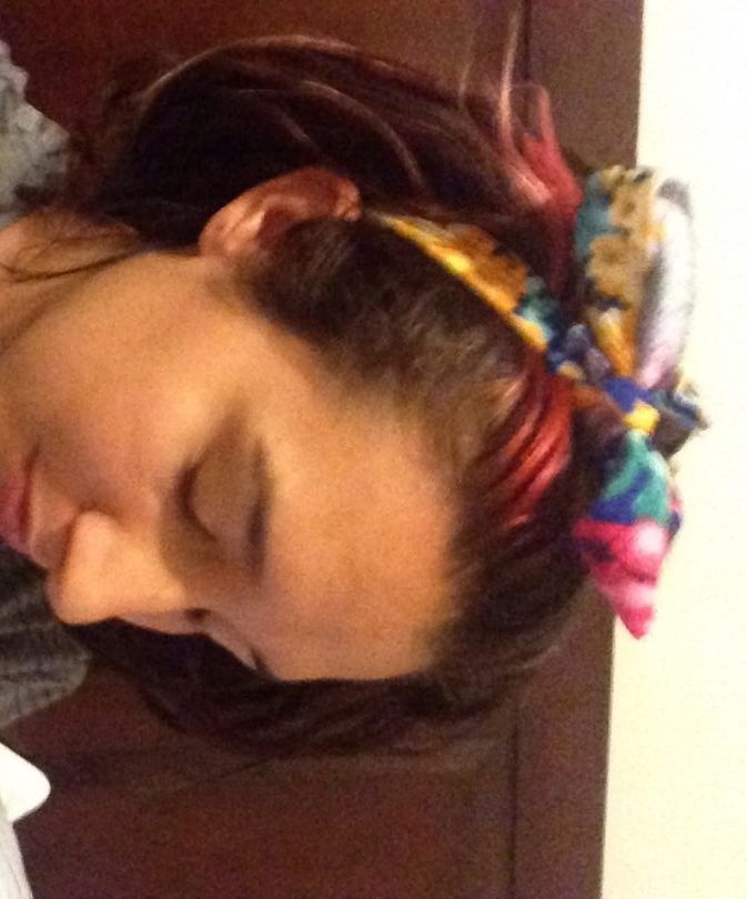 Headbands out of old dress