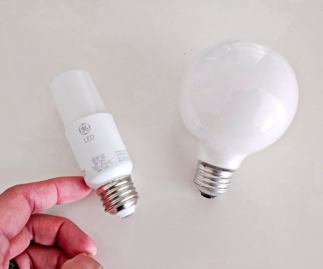 LED to Incandescent Comparison