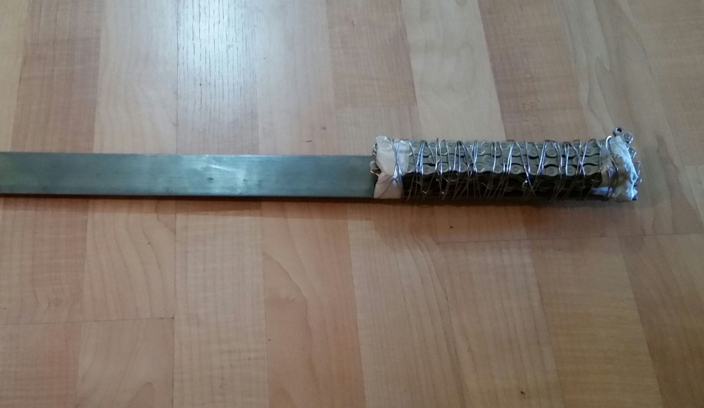 Bicycle/Chainsaw Chain Damascus Steel 8 Steps (with Pictures