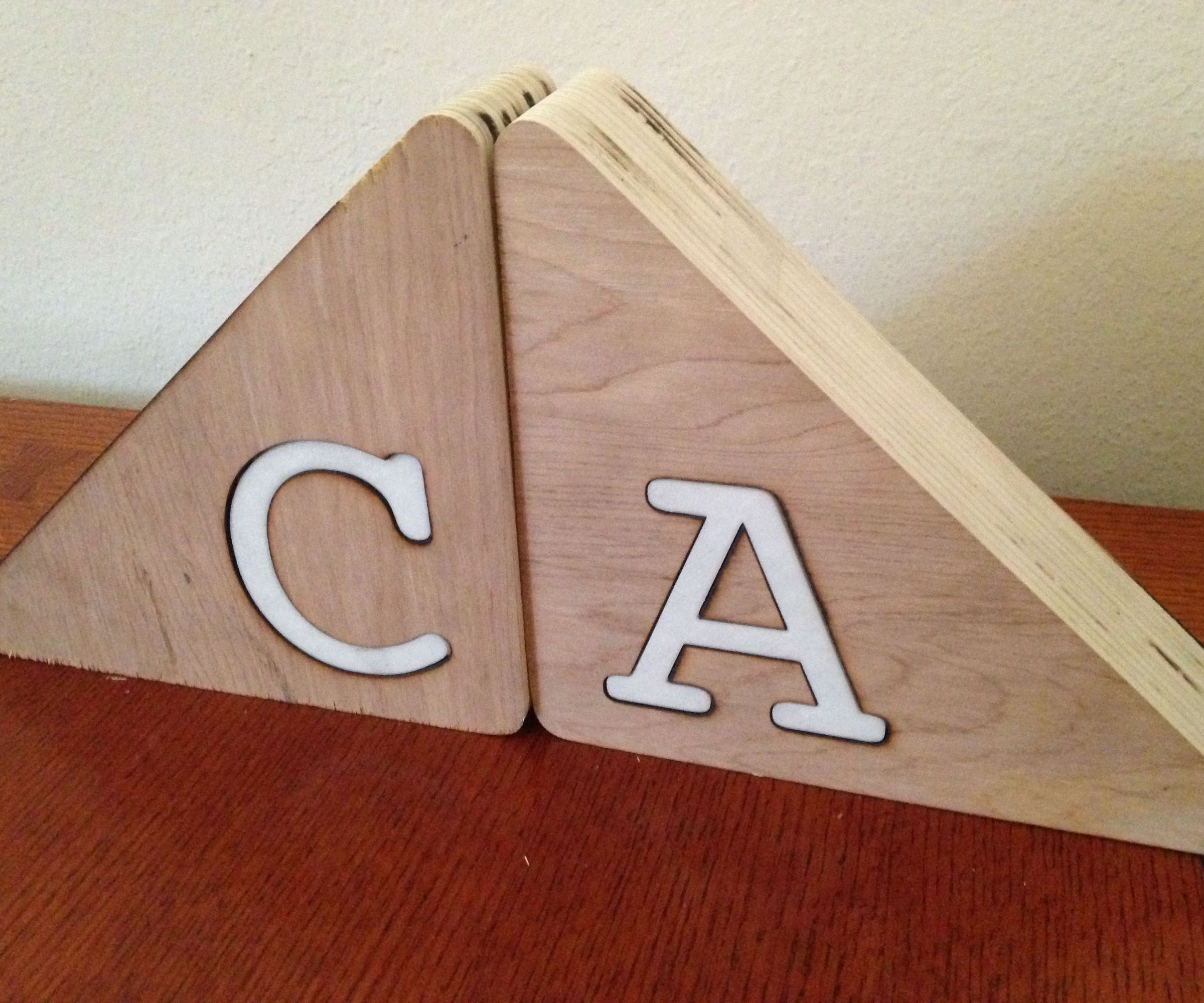 Lamp Bookends