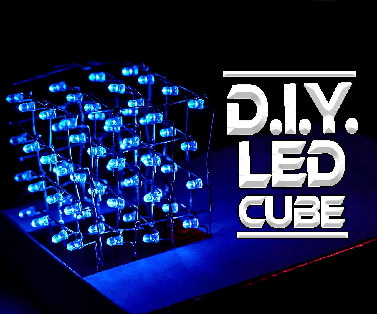 How to Make a 4x4x4 L.E.D. Cube With Leftover LEDs : 12 Steps (with ...