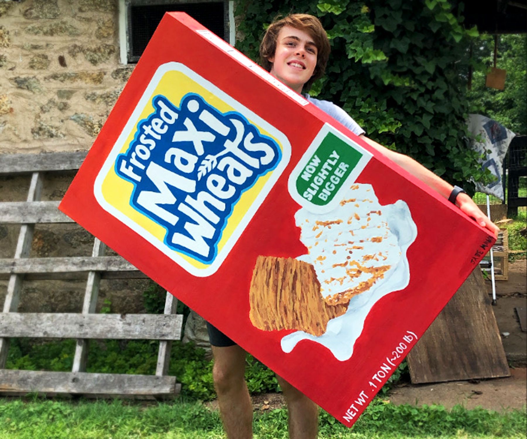 Giant Cereal Box/Secret Shelf