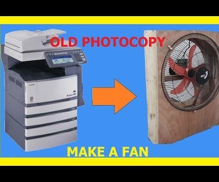 Make a Fan With Brushless Motor From Old Photocopy Machine