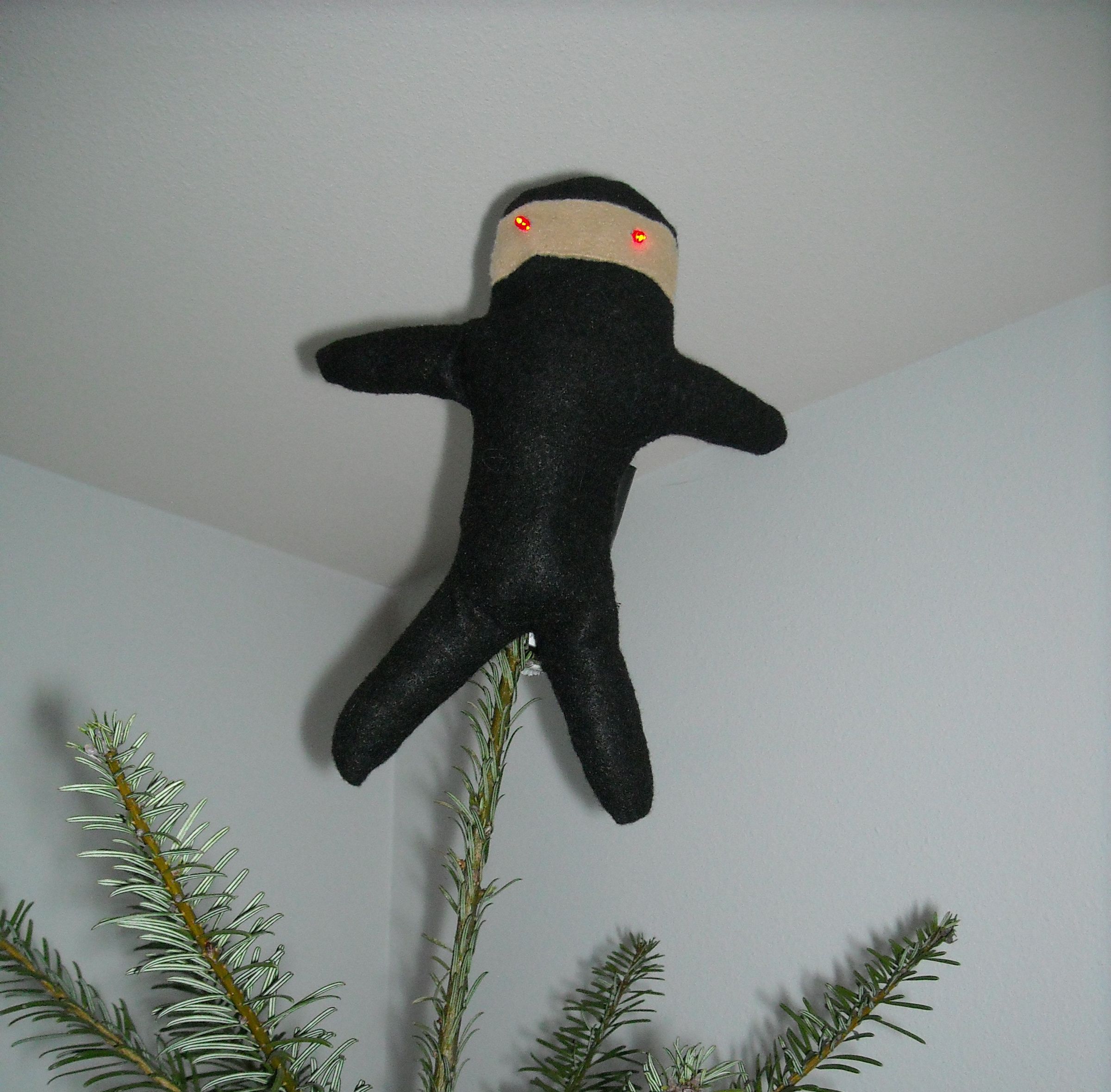 Ninja Tree Topper (with light up eyes!)