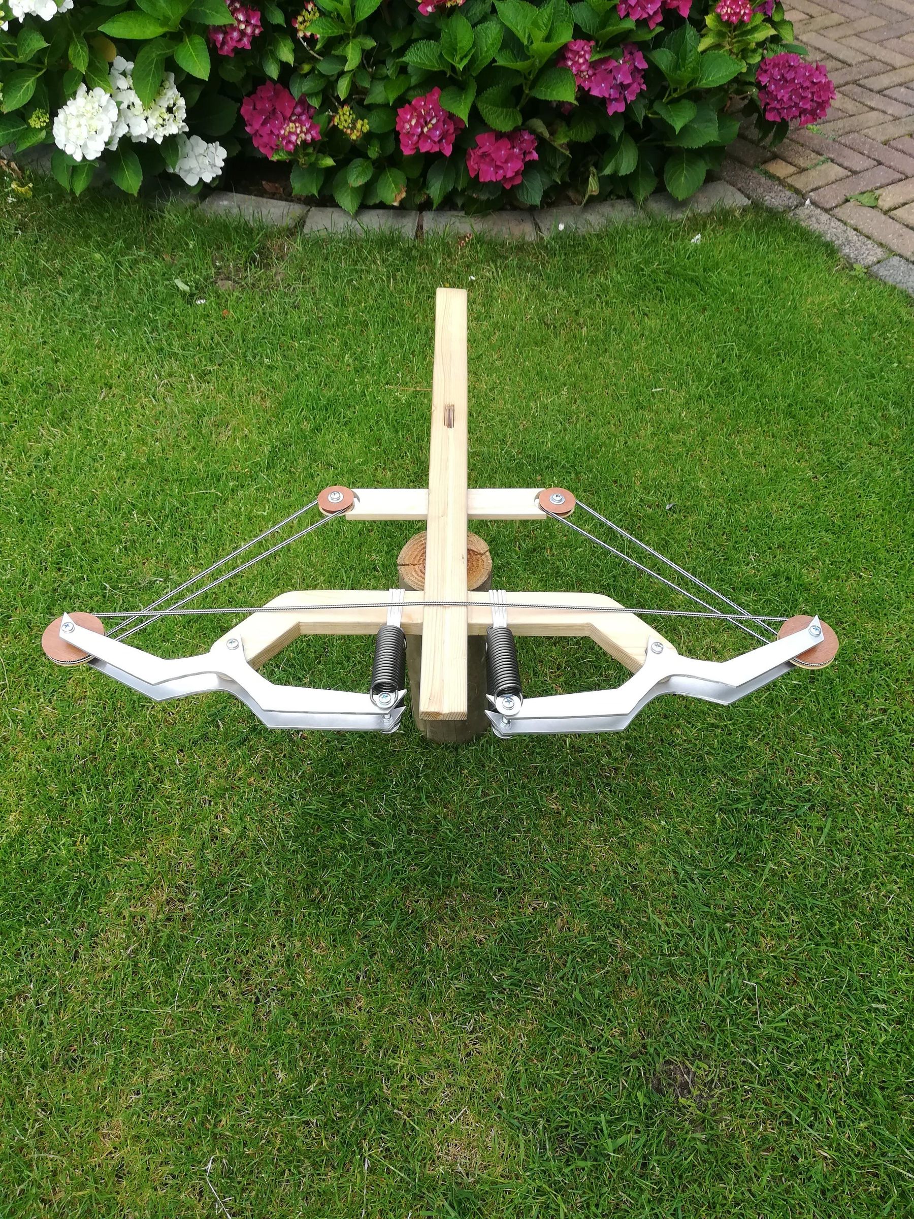 Wooden Pulley Crossbow 6 Steps Instructables