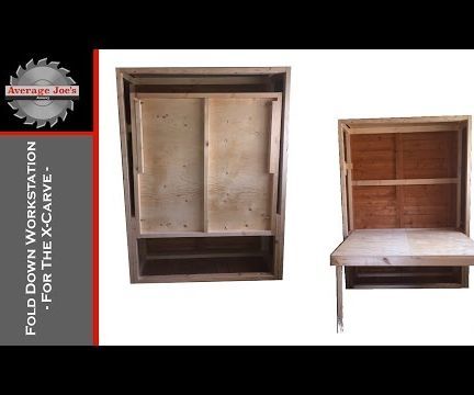 Fold Down Work Table for X-Carve CNC Machine