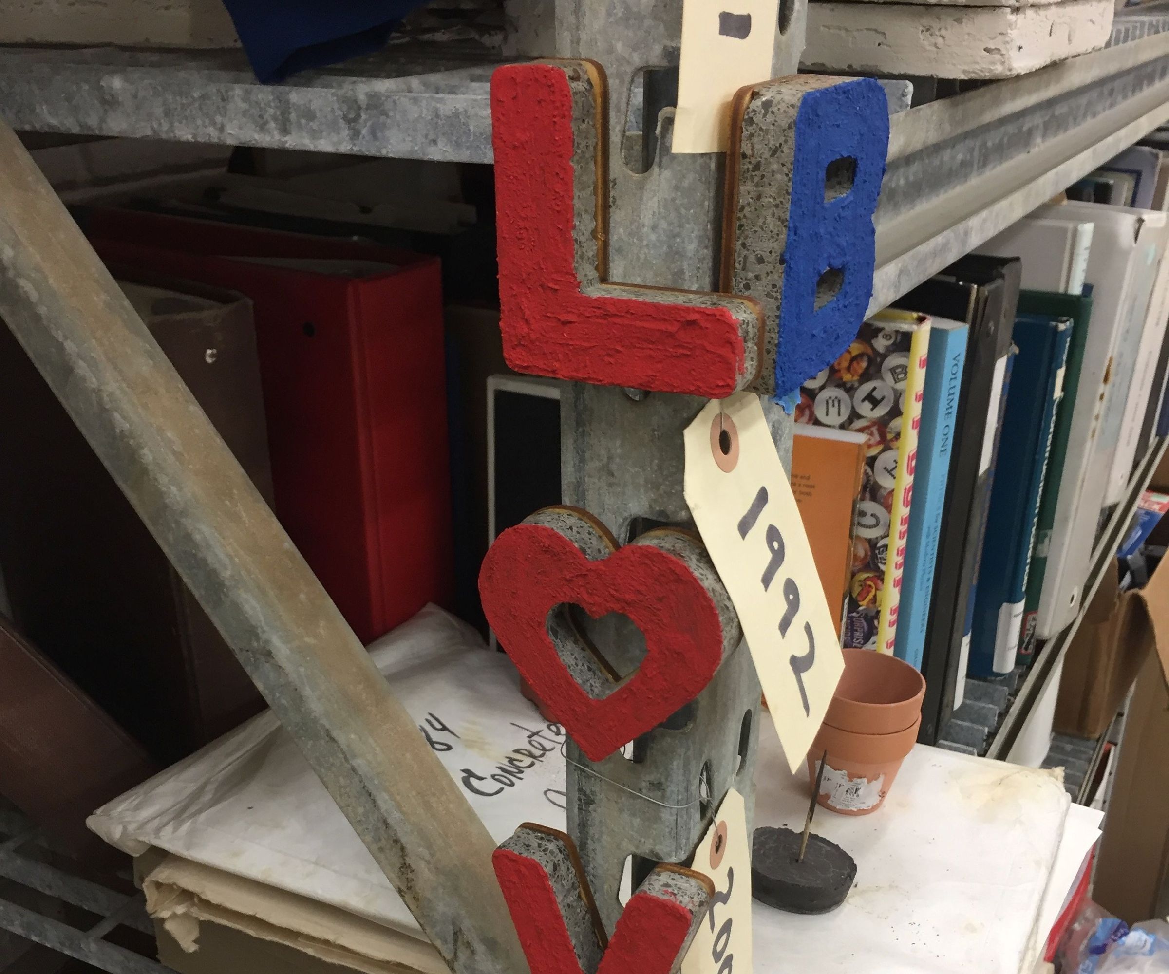 Concrete Alphabet Magnet by Using Omax Waterjet 