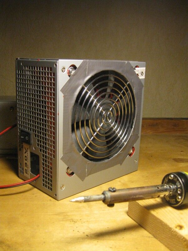Soldering Fume Ventilator From PSU