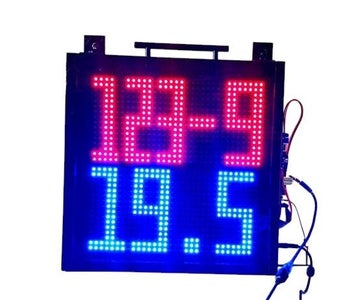 Soccer, Football Cricket Scoreboard. Dual Color P10- Scoreduino Arduino DIY Digital Scoreboard.