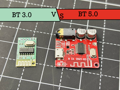 Comparison of Audio Bluetooth 3.0 and 5.0