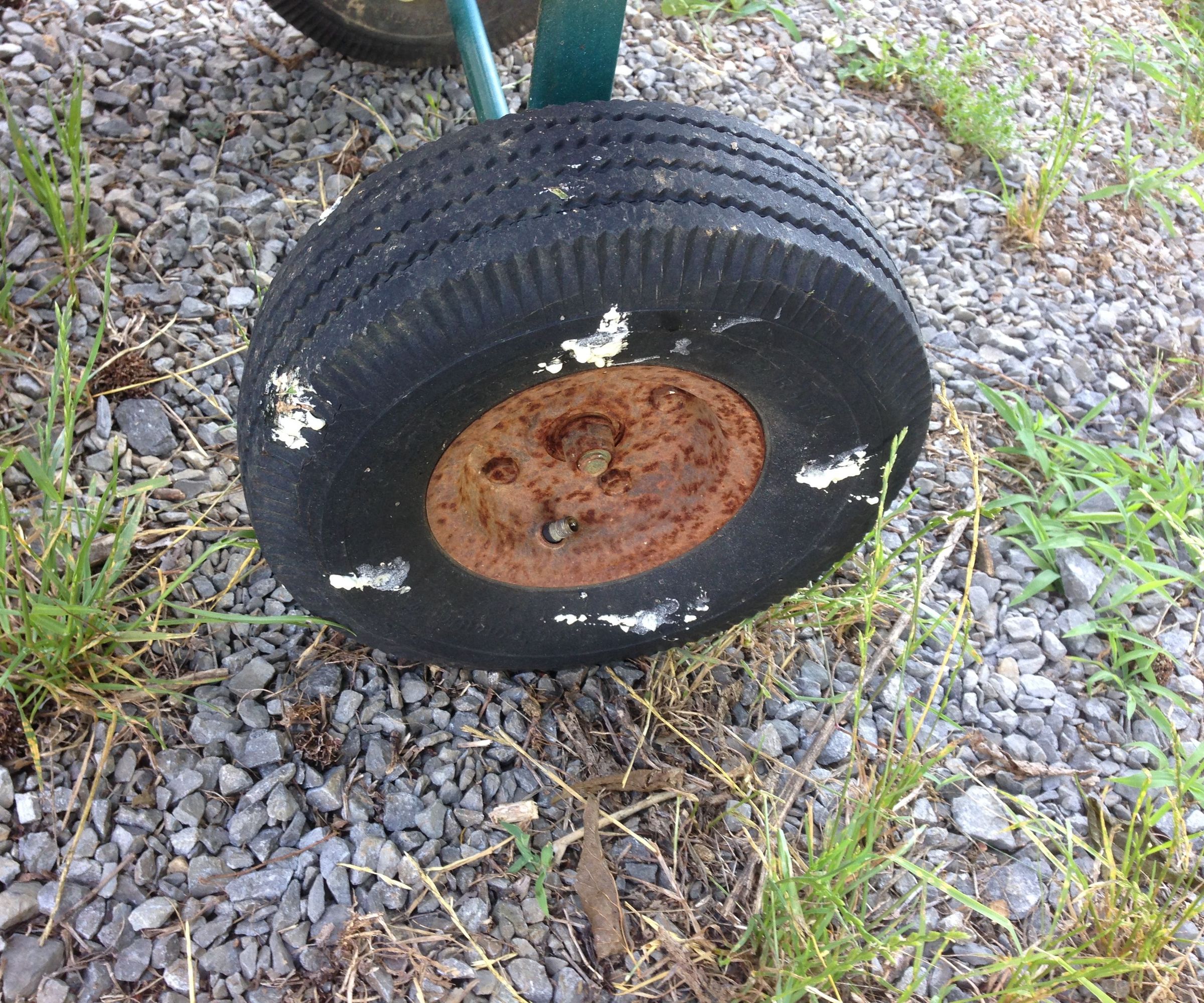 Reinforce Old Pneumatic Garden Tires
