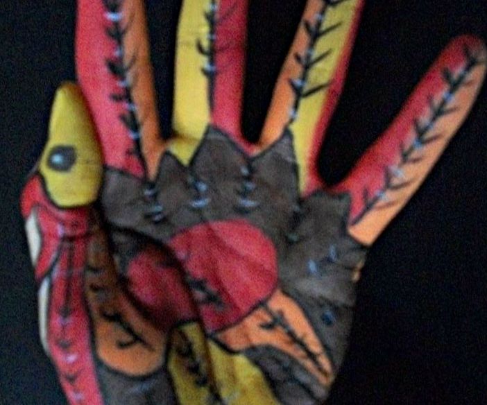 Thanksgiving Turkey Hand Art