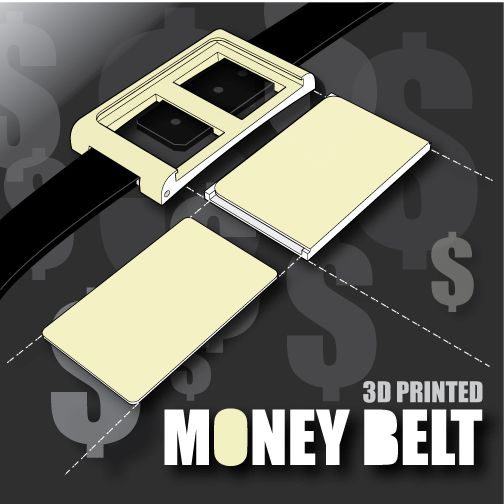 3d Printed Travel Money Belt