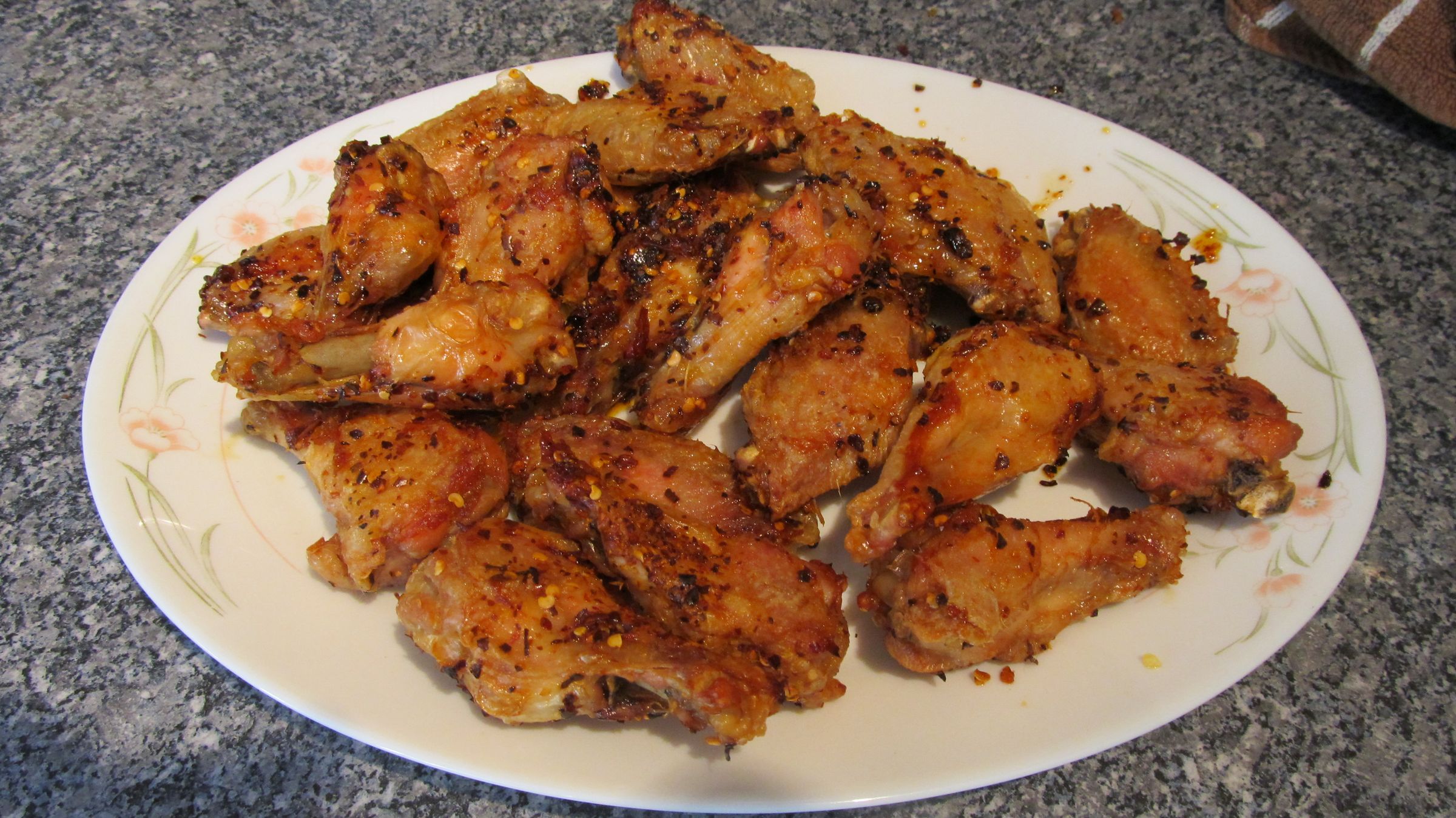Salt and Chilli Baked Chicken Wings
