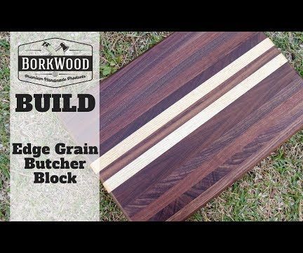 Edge Grain Butcher Block | a DIY Tutorial