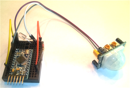 Motion Detector With LED for Beginners : 5 Steps (with Pictures ...