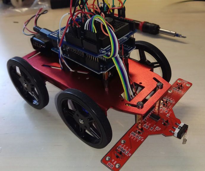 DIY Arduino Line Following Robot